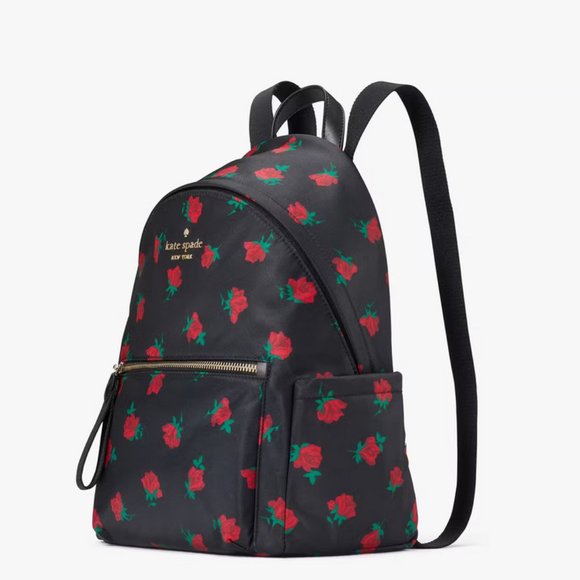 Kate Spade Chelsea Medium Nylon Backpack - Rose Toss KE435